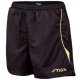 Stiga Black Joint Shorts Yellow