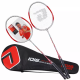 DHS 1016 Badminton Racket with Case (Set of 2)