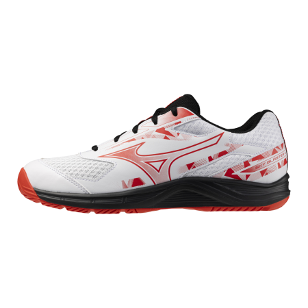 Mizuno Sky Blaster 4 Badminton Shoes 71GA254511 White / Poppy Re